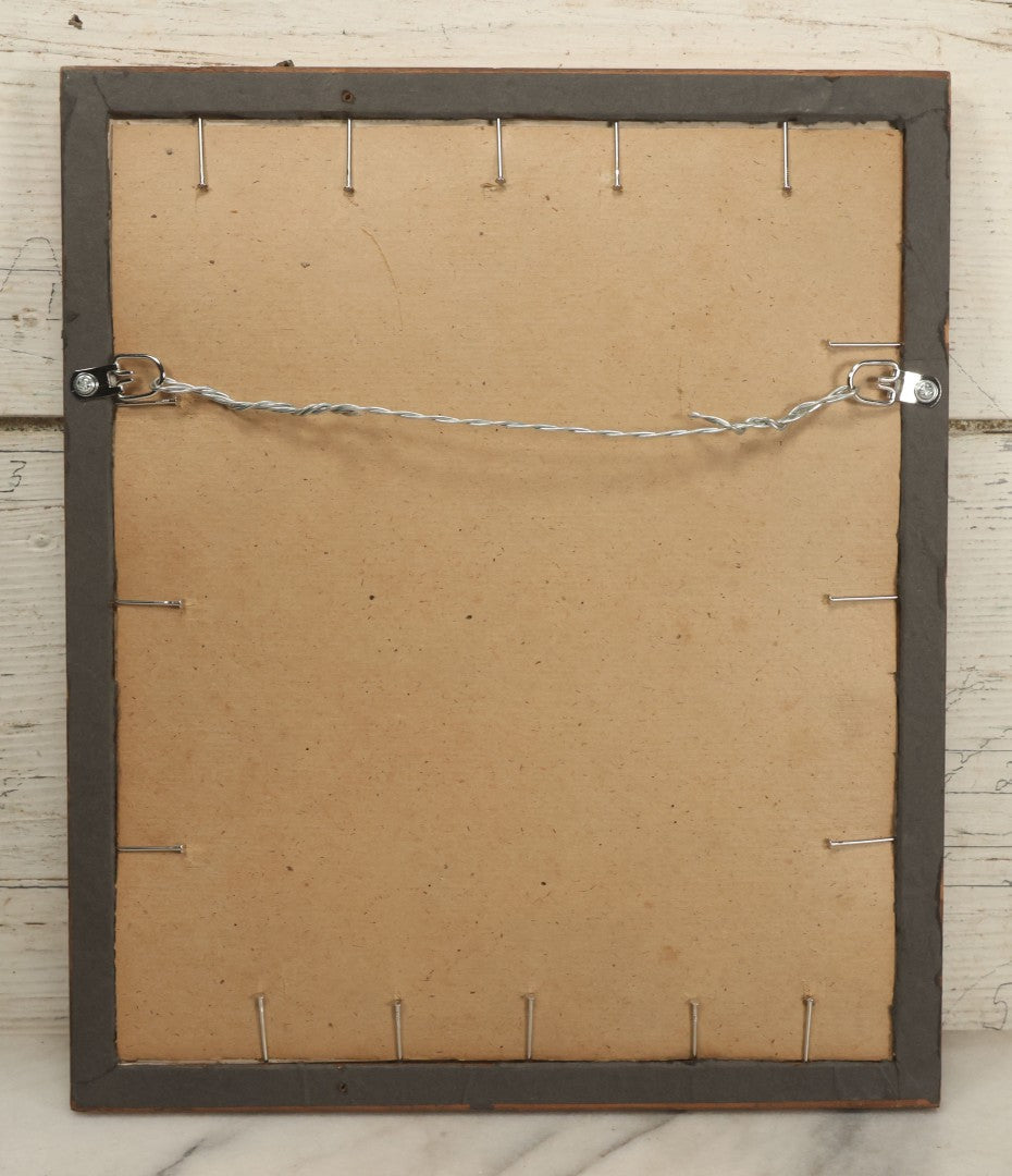 Lot 022 - Antique Sterling Silver Repoussé Gothic Revival Art Nouveau Frame Front With Numerous Green Man Motifs, Framed Behind Glass, Approximately 2.8 Troy Ounces