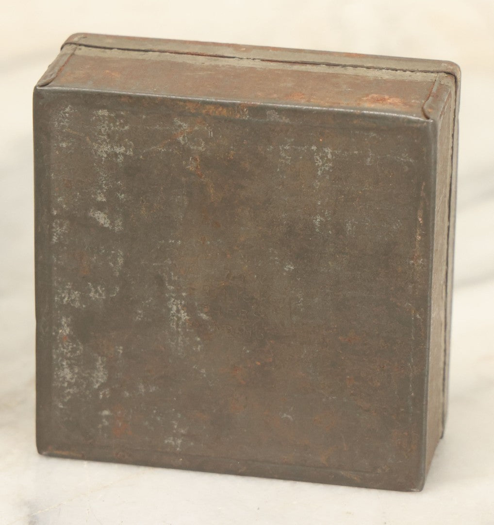 Lot 027 - Antique V-All-No After Dinner Mint Embossed Tin, Manufacturing Co. Of America, Philadelphia, U.S.A.