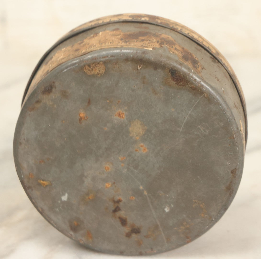 Lot 028 - Antique Propert's Specially Prepared Leather And Saddle Soap Tin With Partial Paper Label