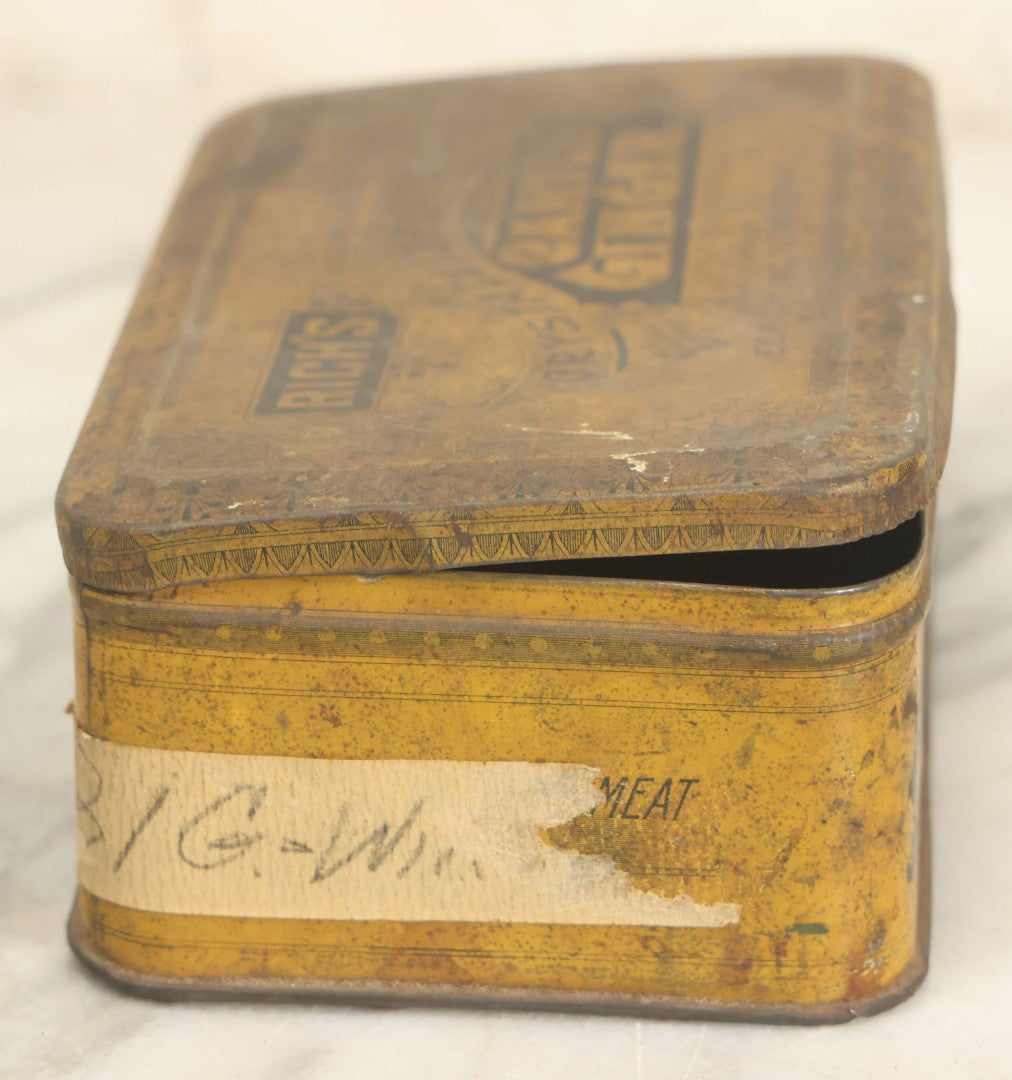 Lot 029 - Antique Rich's Crystallized Canton Ginger Tin, Manufactured By E.C. Rich, Inc., New York