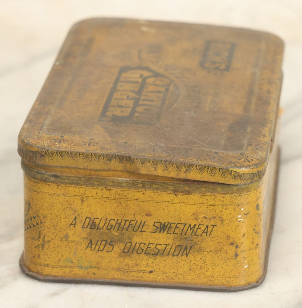 Lot 029 - Antique Rich's Crystallized Canton Ginger Tin, Manufactured By E.C. Rich, Inc., New York