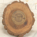 Lot 030 - Vintage Official Relief Relic Of Hurricane And Flood, September 21-24, 1938, Hartford Connecticut, Wooden Coaster With Nailed Metal Plaque