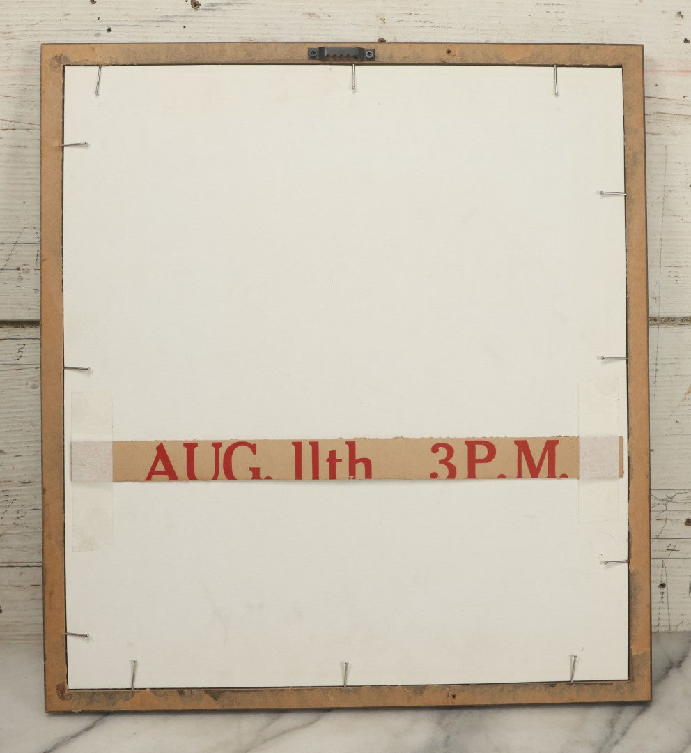 Lot 038 - Vintage Motorcycle Races Screen Printed Poster In Frame, Topsfield Fair Track, Newburyport Turnpike, Massachusetts, Circa 1980s, Trimmed