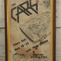 Lot 042 - Vintage Concert Flyer Poster, The Cars With Mink Deville At The Rat (The Rathskeller), 528 Commonwealth Avenue, Kenmore Square, Boston, Thursday, May 19 - Sunday, May 22, 1977, Boston Rock & Roll, Framed
