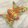 Lot 050 - Vintage Tin Lithograph Moth Friction Toy, Unmarked, Working Condition