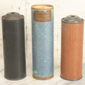 Lot 055 - Grouping Of Three Antique Leatherette Wrapped Kaleidoscopes, Including One With Paper Label, "Taylor's Wonderscope" By Taylor Specialty Co., Toronto, Canada