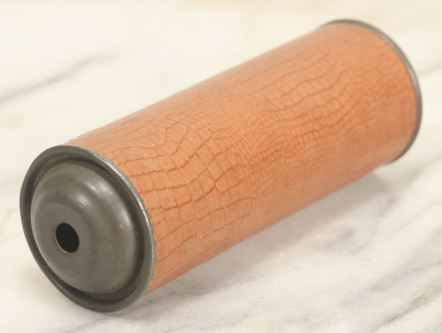 Lot 055 - Grouping Of Three Antique Leatherette Wrapped Kaleidoscopes, Including One With Paper Label, "Taylor's Wonderscope" By Taylor Specialty Co., Toronto, Canada