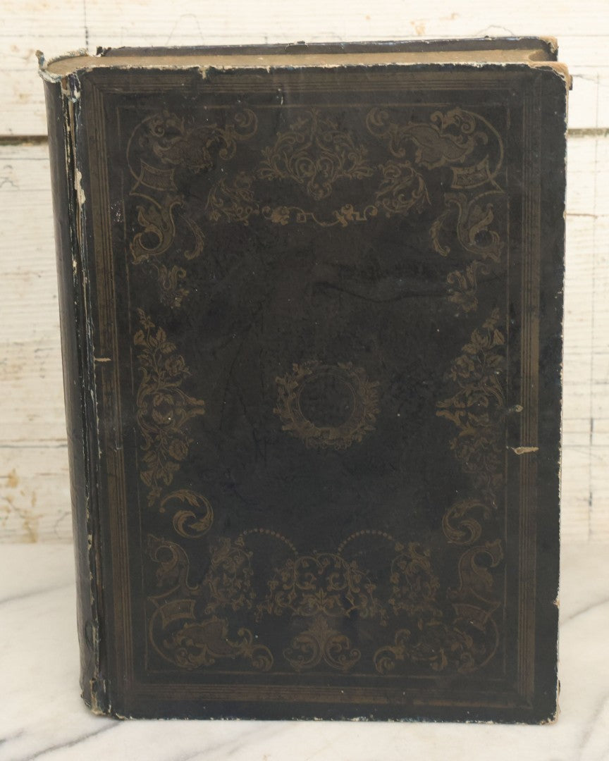 Lot 058 - Antique "Ladies' Repository" Faux Book Book-Safe With Original Key, Made Of Paper, Cardboard, And Wood