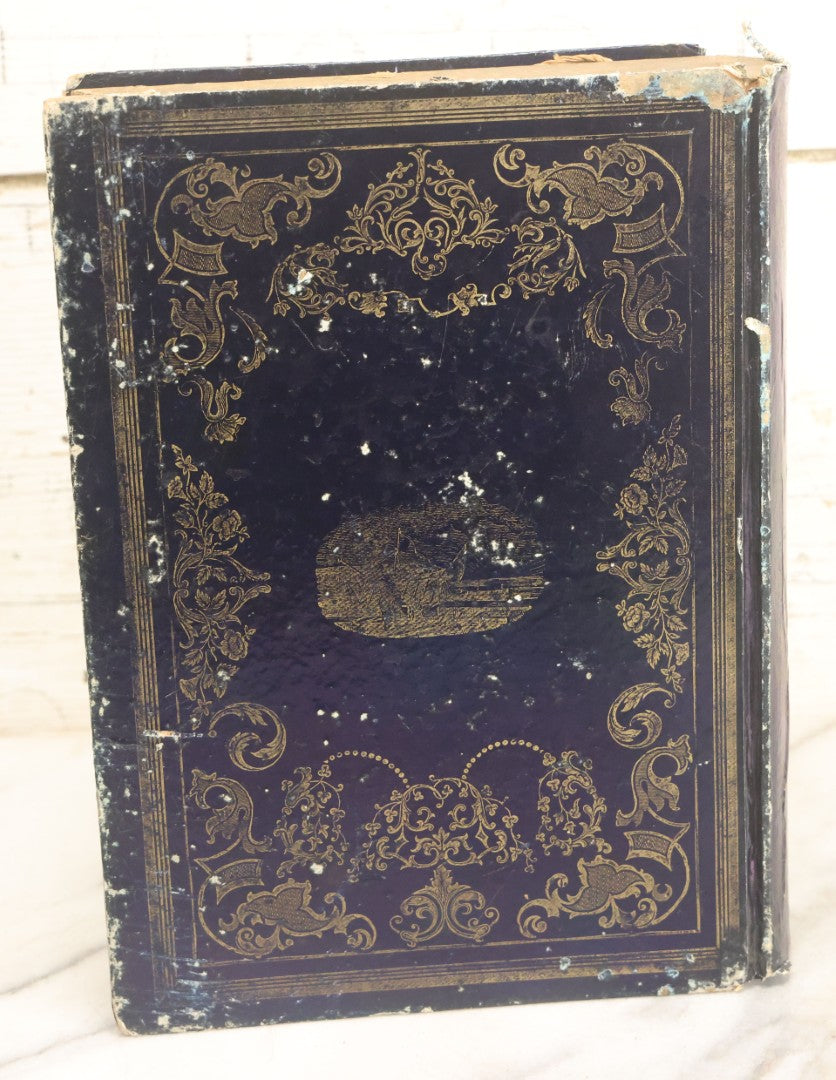 Lot 058 - Antique "Ladies' Repository" Faux Book Book-Safe With Original Key, Made Of Paper, Cardboard, And Wood