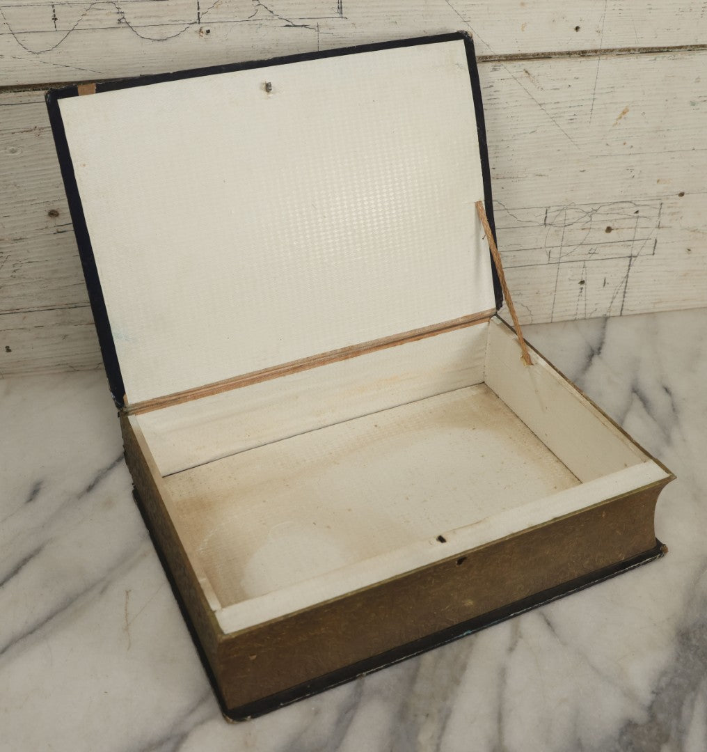 Lot 058 - Antique "Ladies' Repository" Faux Book Book-Safe With Original Key, Made Of Paper, Cardboard, And Wood
