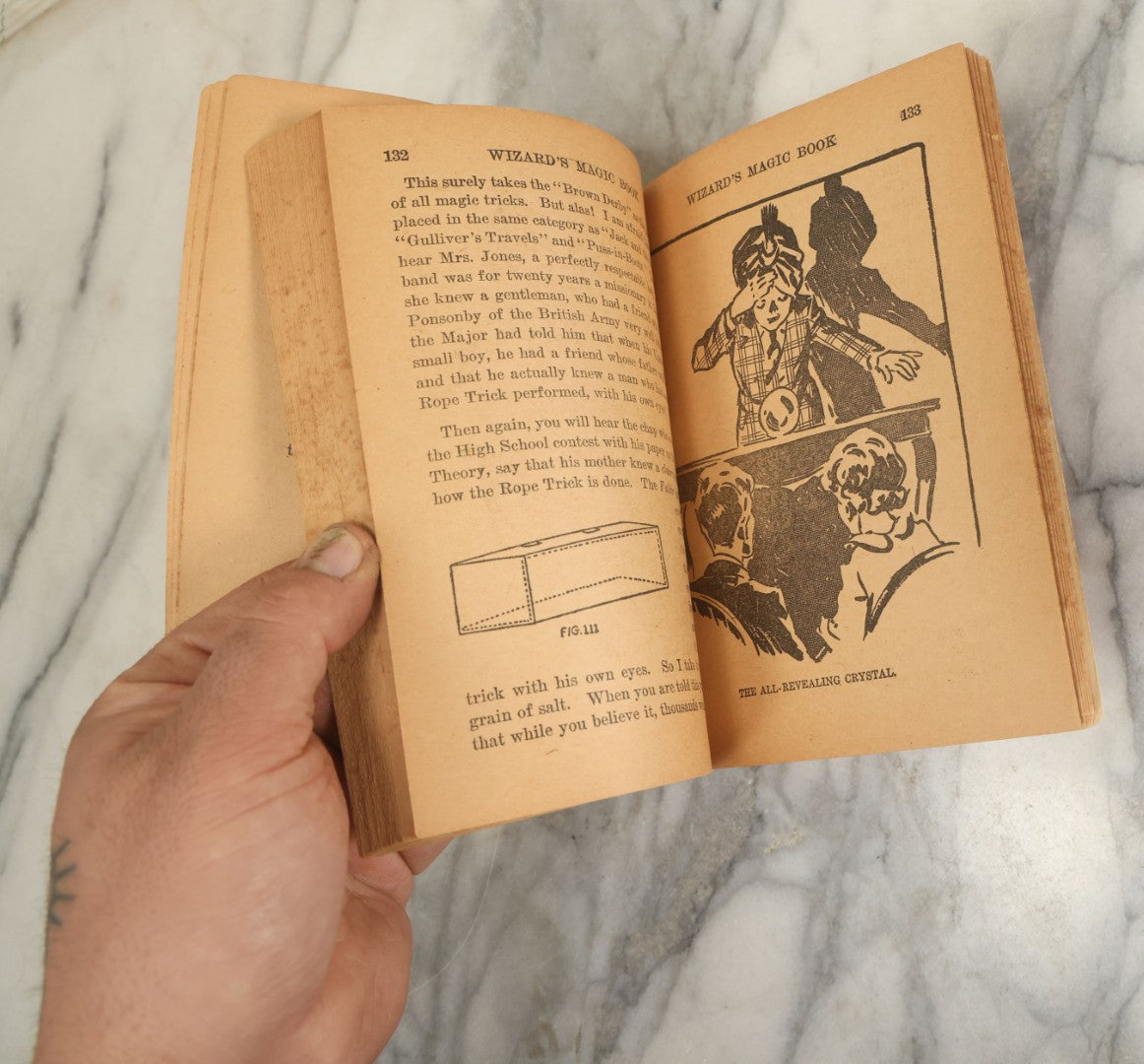 Lot 063 - Vintage "The Wizard's Magic Book" By Peter Adams, Copyright 1930, Whitman Publishing Company, Racine, Wisconsin, No. W-665