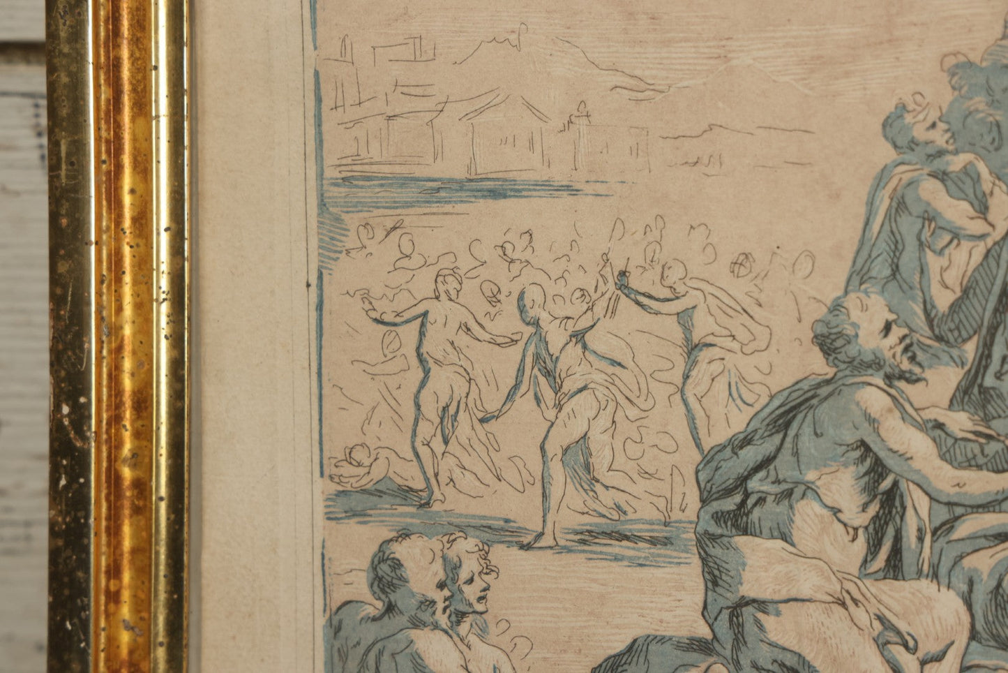 Lot 078 - Antique French Engraving, "Sacrifices D'Elie & Des Prophètes De Baal" ("Sacrifices Of Elijah And The Prophets Of Baal"), Engraved By P.P.A. Robert After Mathurin, Overall Dimensions 17-5/8" x 12-3/4"