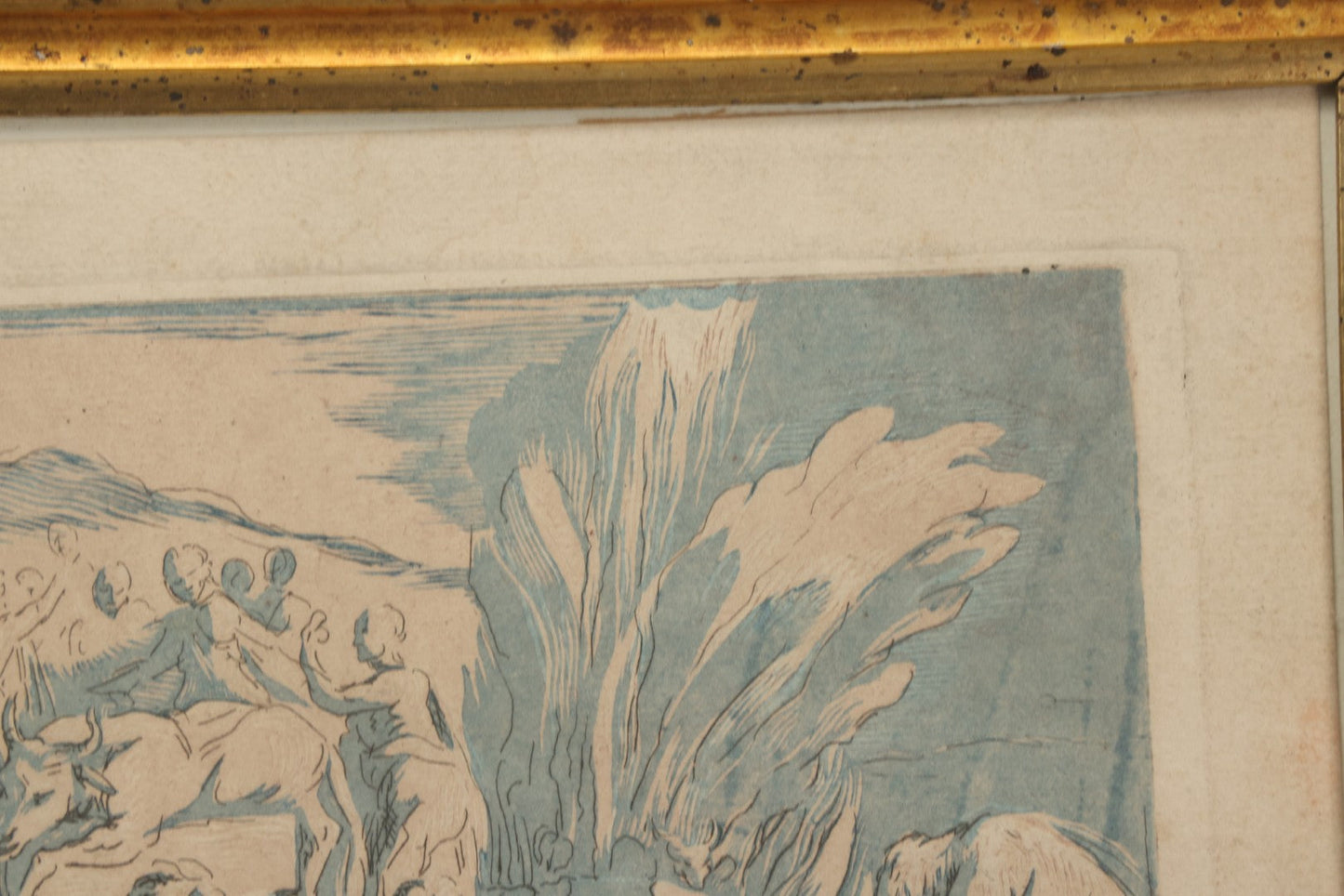 Lot 078 - Antique French Engraving, "Sacrifices D'Elie & Des Prophètes De Baal" ("Sacrifices Of Elijah And The Prophets Of Baal"), Engraved By P.P.A. Robert After Mathurin, Overall Dimensions 17-5/8" x 12-3/4"