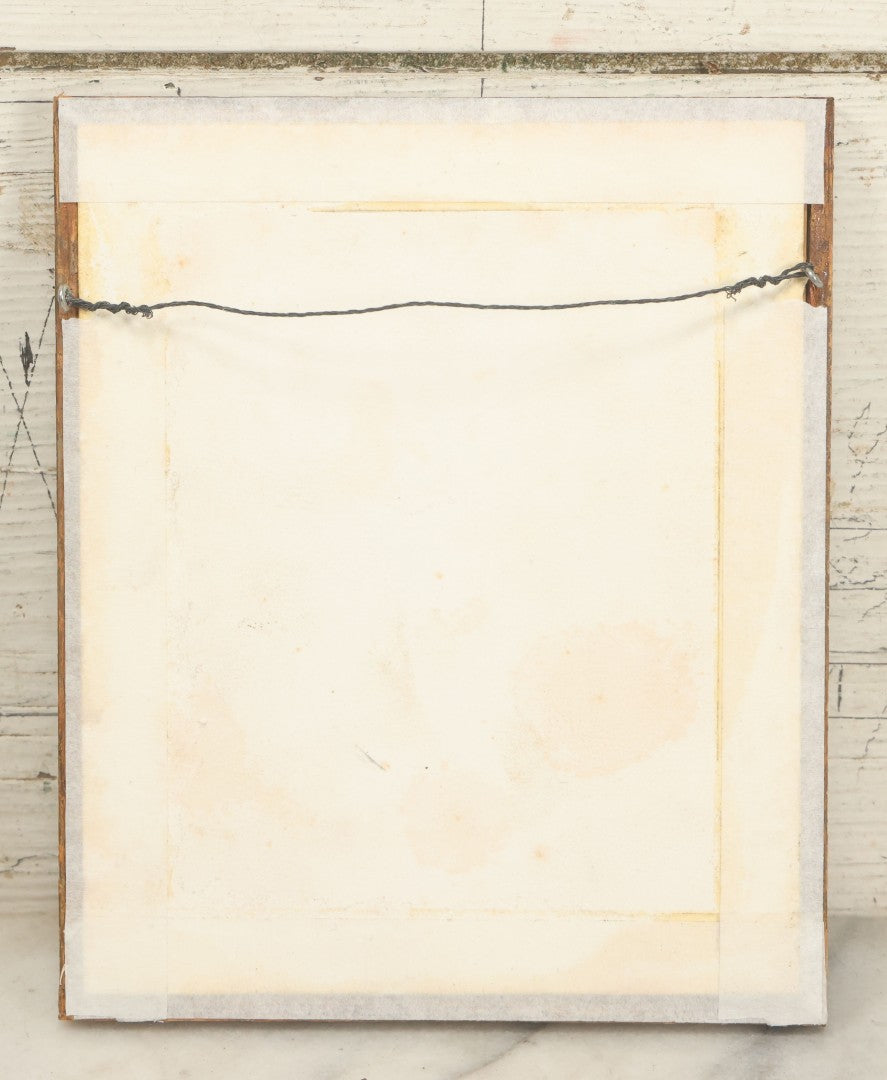 Lot 080 - Antique Neoclassical Hand Colored Print Depicting Hercules, Likely French, In Frame, Circa Early 19th Century, Overall Dimensions 7-1/8" x 8-1/2"