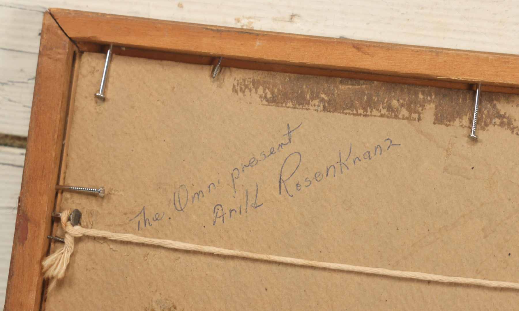 Lot 081 - Antique Religious Print, Titled "The Omnipresent" With Inscription "O God, Our Help In Ages Past," Copyright House Of Art, New York, Charles Hauff, Ltd., London, In Frame, Overall Dimensions 13" x 11"