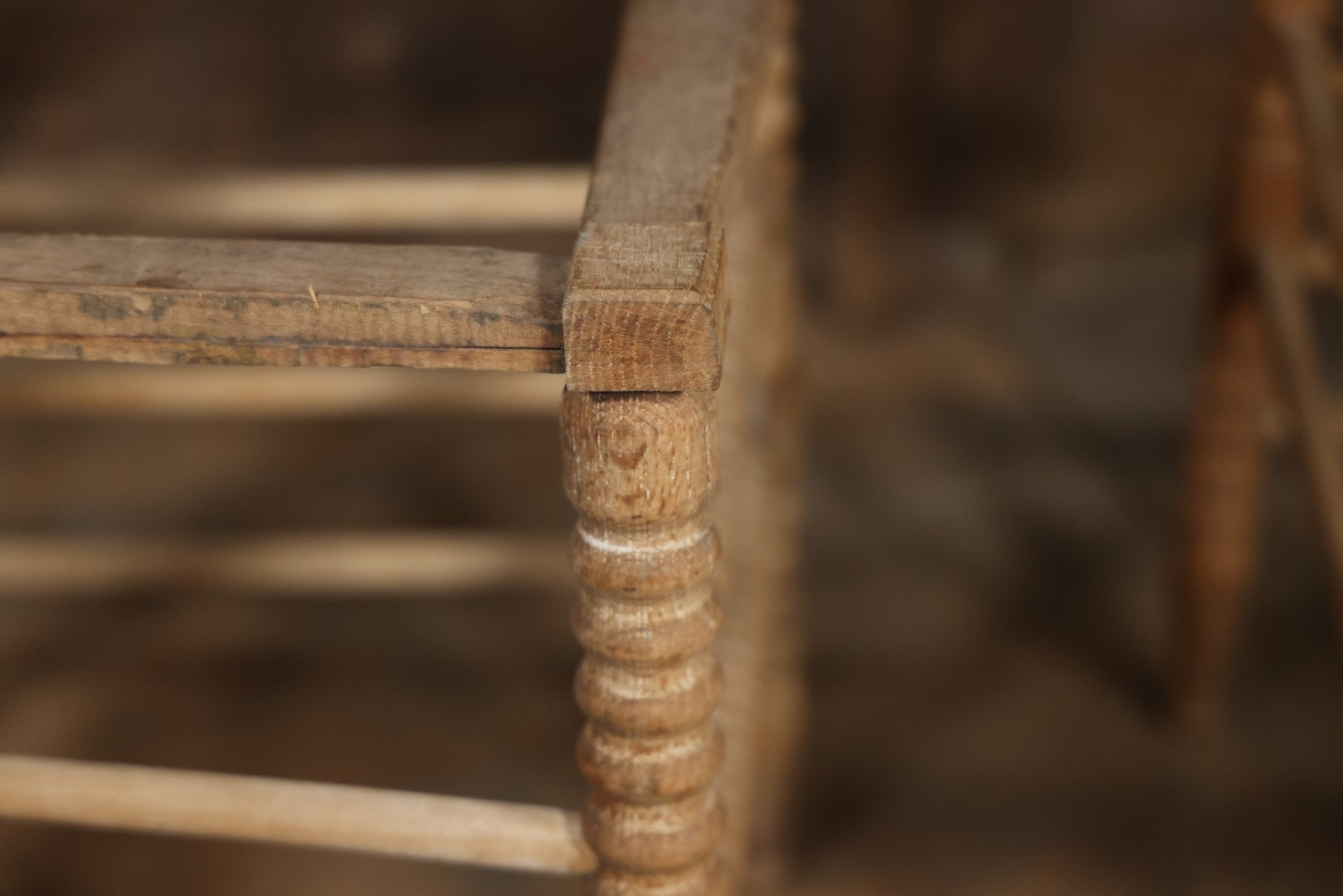 Pair Of Antique Wooden Dining Chairs With Green Man Face Motifs, Completely Stripped, Ready To Be Finished