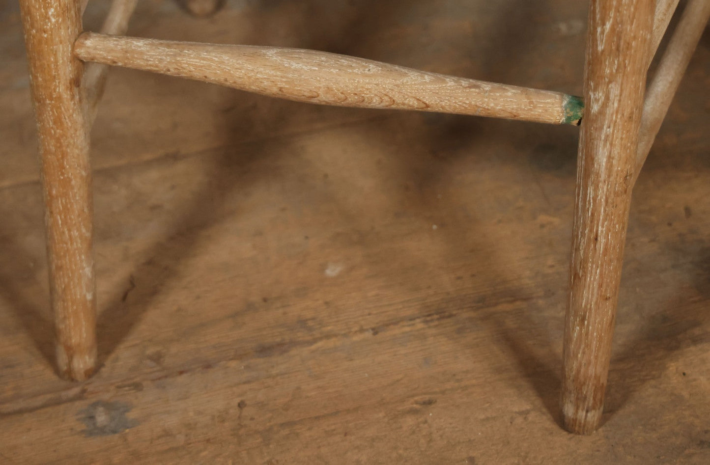 Pair Of Antique Wooden Dining Chairs With Green Man Face Motifs, Completely Stripped, Ready To Be Finished