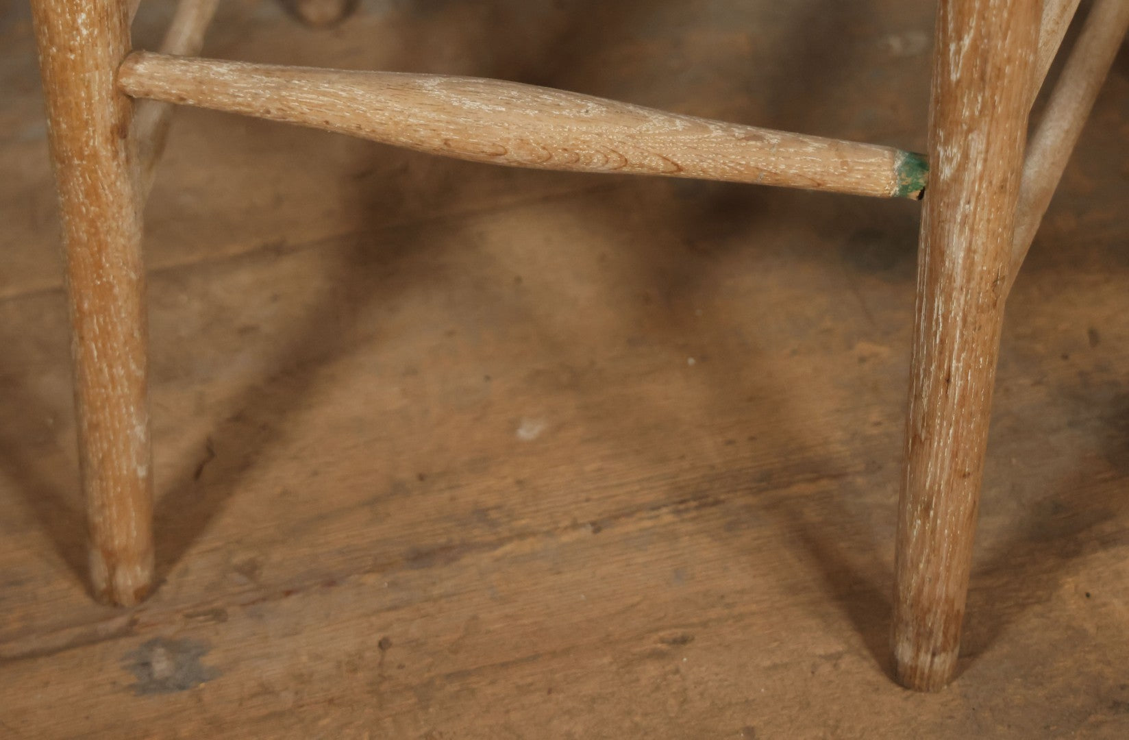 Pair Of Antique Wooden Dining Chairs With Green Man Face Motifs, Completely Stripped, Ready To Be Finished