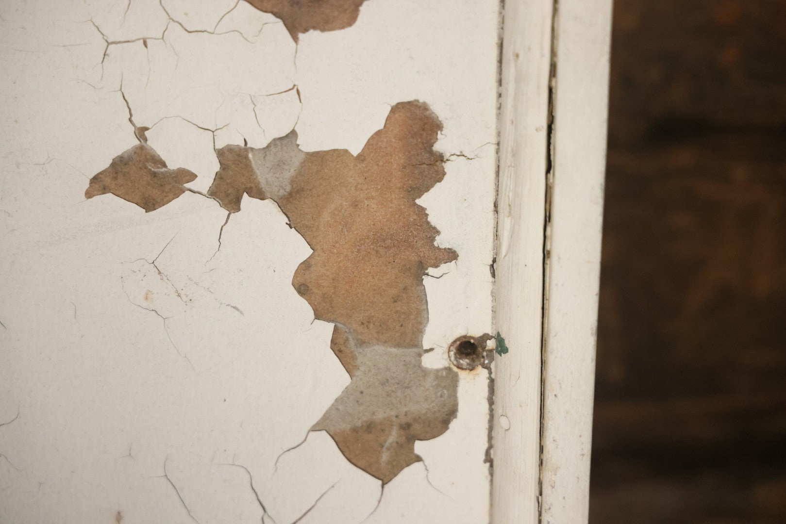 Vintage Hand Painted Cheney Orchards Salesroom Advertising Sign, Brimfield, Massachusetts. 49-1/8" x 49-1/2"