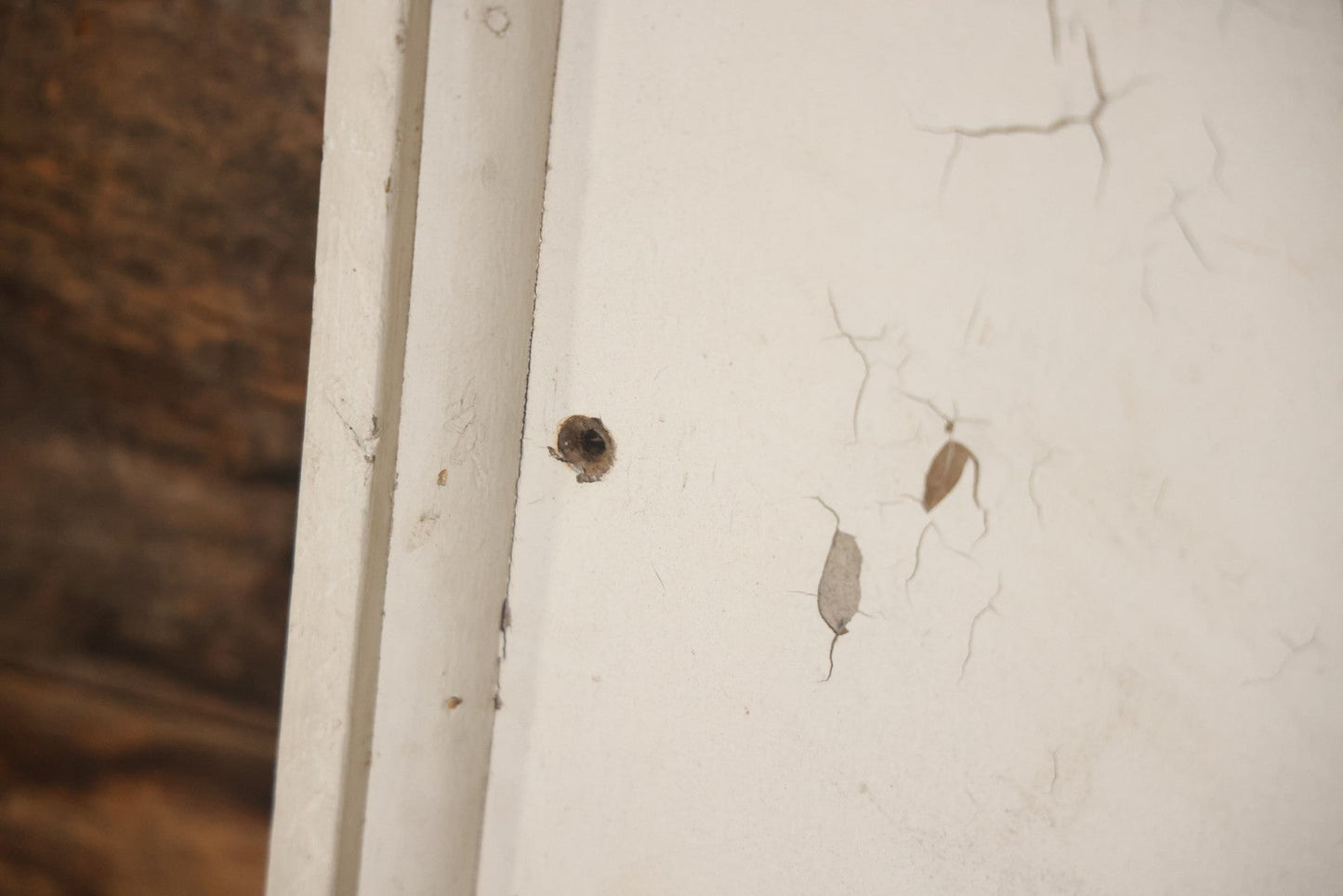 Vintage Hand Painted Cheney Orchards Salesroom Advertising Sign, Brimfield, Massachusetts. 49-1/8" x 49-1/2"