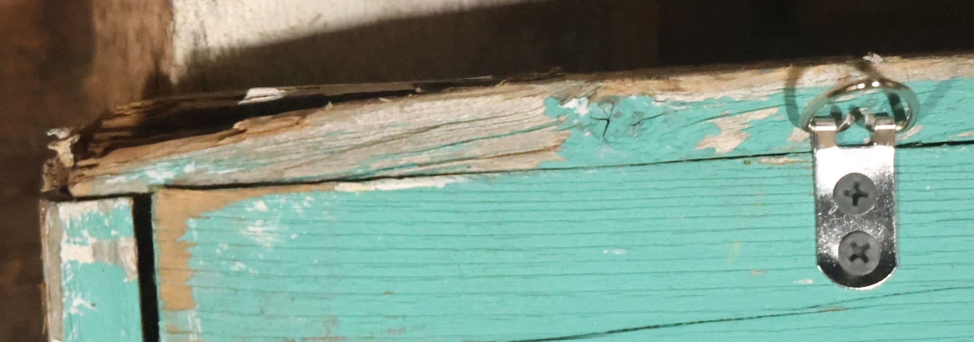 Vintage Hand Painted Cheney Orchards Salesroom Advertising Sign, Brimfield, Massachusetts. 49-1/8" x 49-1/2"