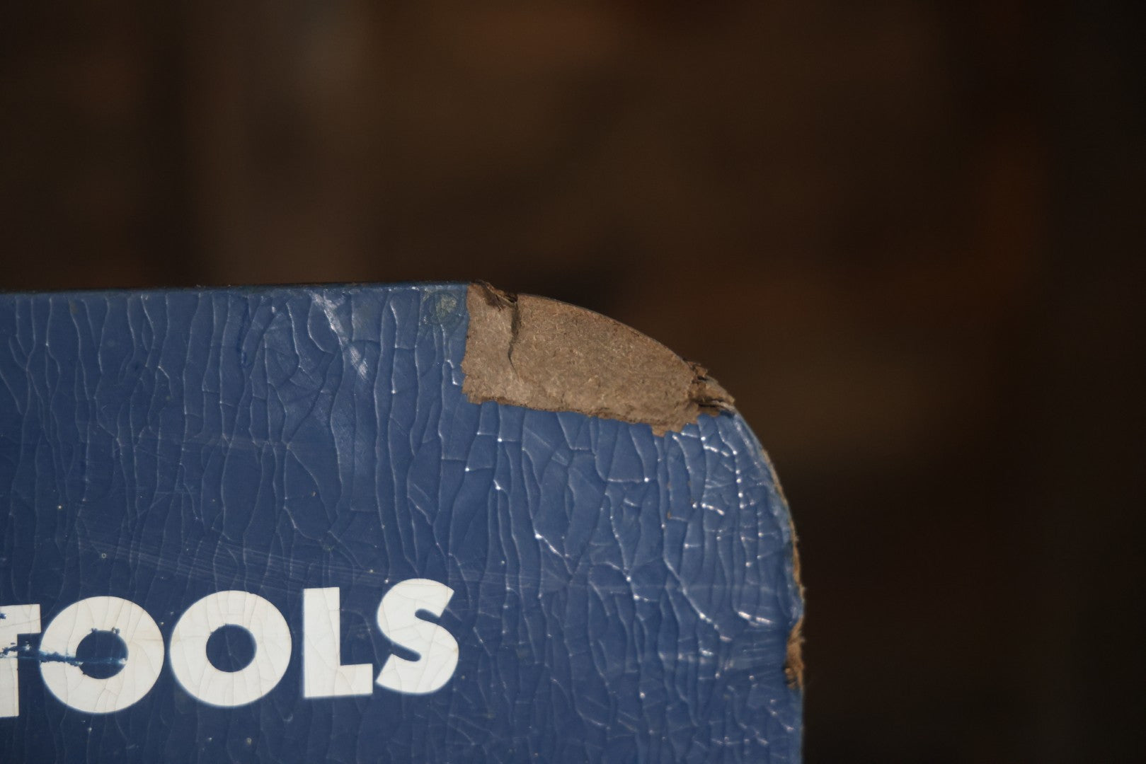 Vintage Red Devil Painters' Tools Store Display Rack Shelf Advertising