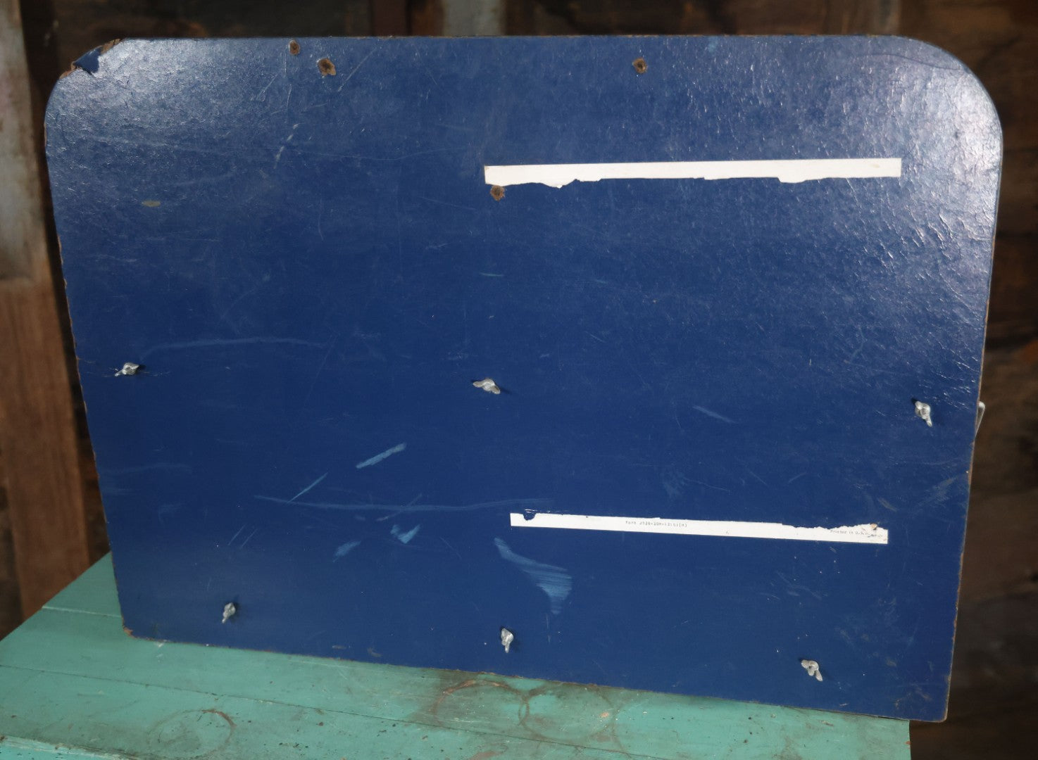 Vintage Red Devil Painters' Tools Store Display Rack Shelf Advertising