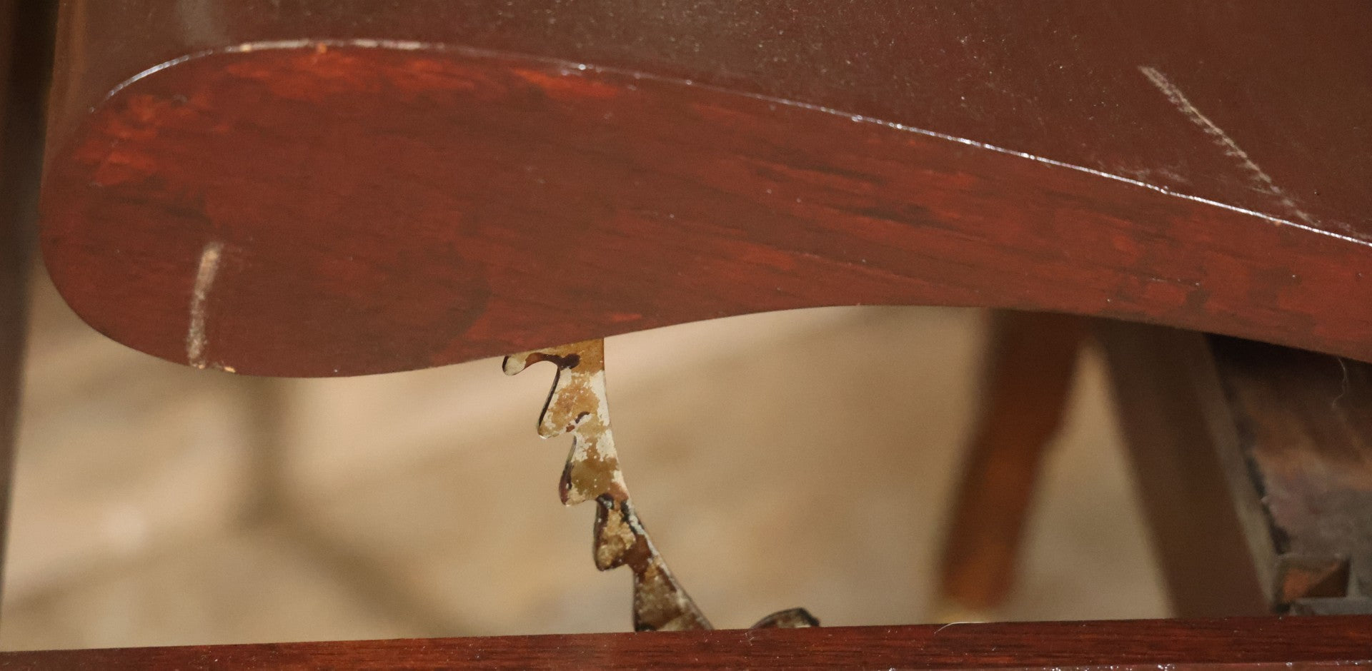 Antique Folding Traveling Embalming Table, Cooling Table, Gleason Board, Manufactured By Undertakers' Supply Co., Chicago, Dark Stain Finish