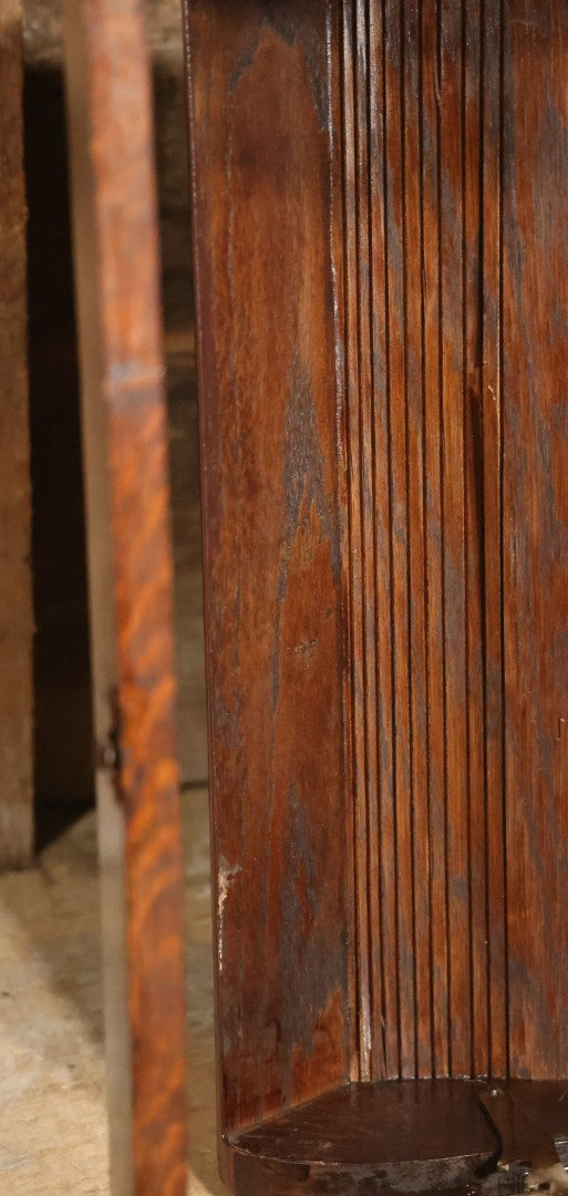Antique Folding Traveling Embalming Table, Cooling Table, Gleason Board, Manufactured By Undertakers' Supply Co., Chicago, Dark Stain Finish
