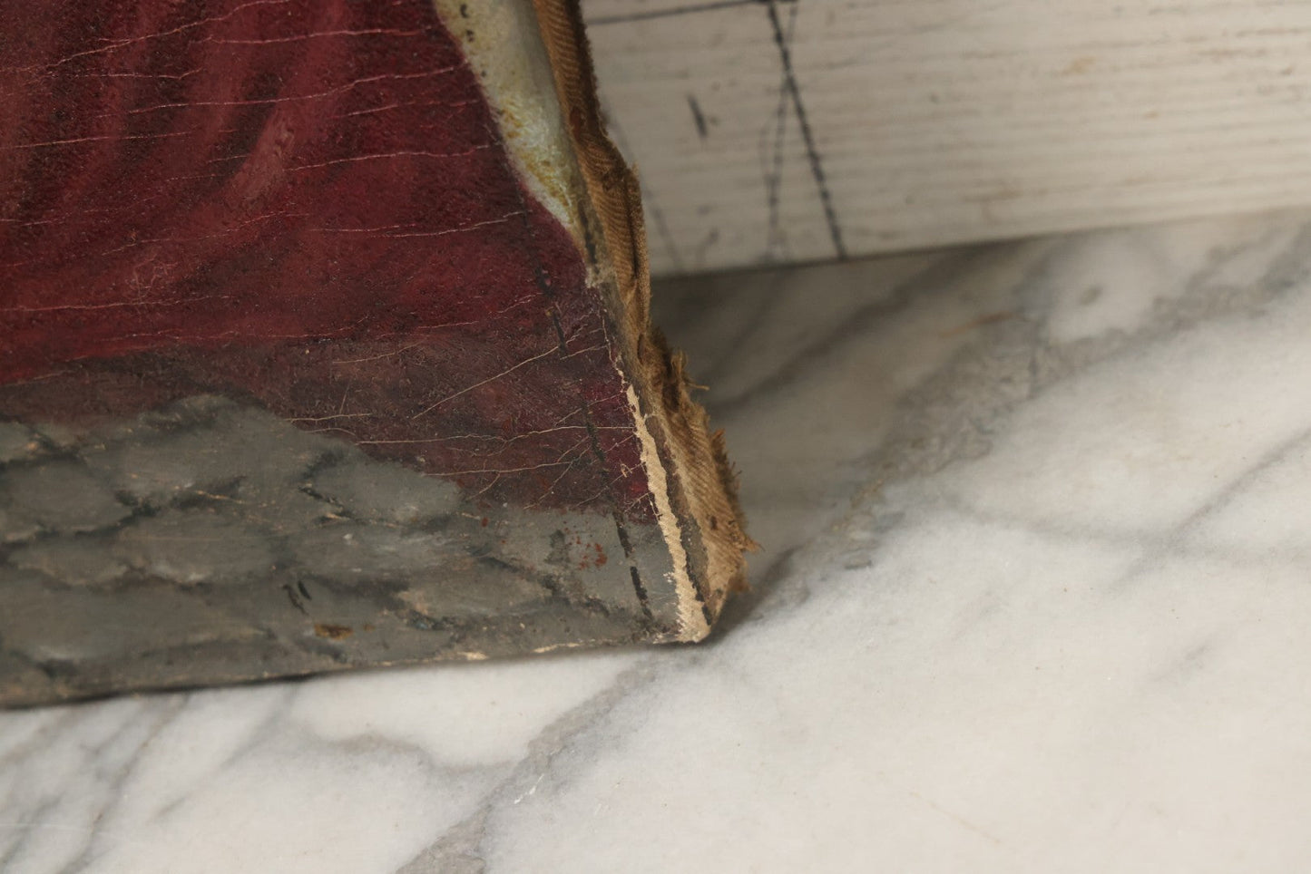 Lot 002 - Antique Oil On Canvas Painting Of Jesus Healing A Sick Child, Artist Signed, Dated 1896, 19-3/8" x 30-1/4"