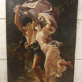 Lot 003 - Antique Oil On Canvas Academic Painting After The Storm (La Tempête) By Pierre Auguste Cot, 18-1/2" x 28"