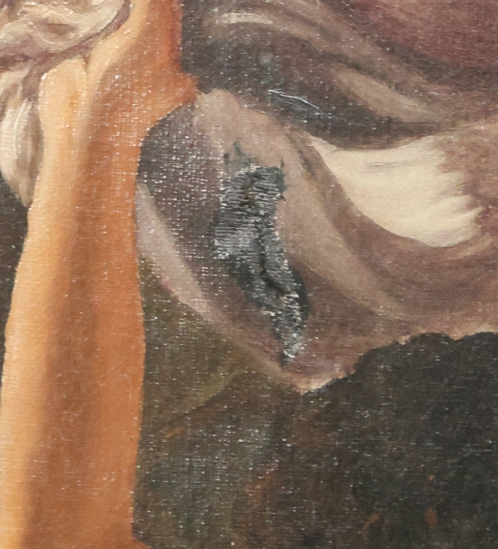 Lot 003 - Antique Oil On Canvas Academic Painting After The Storm (La Tempête) By Pierre Auguste Cot, 18-1/2" x 28"