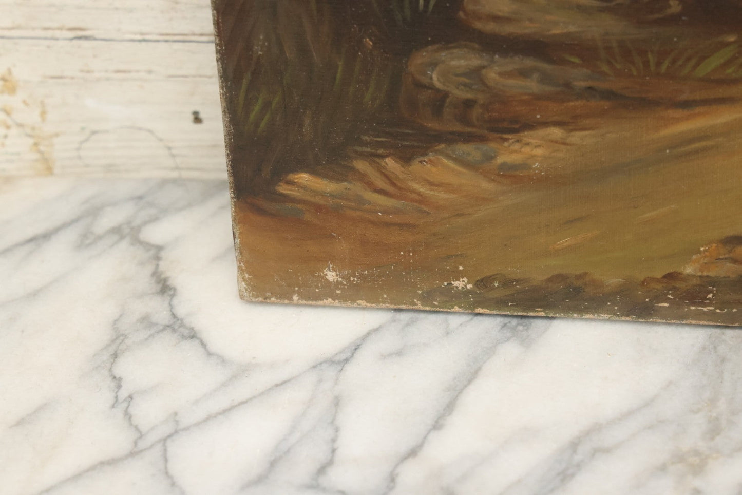 Lot 003 - Antique Oil On Canvas Academic Painting After The Storm (La Tempête) By Pierre Auguste Cot, 18-1/2" x 28"