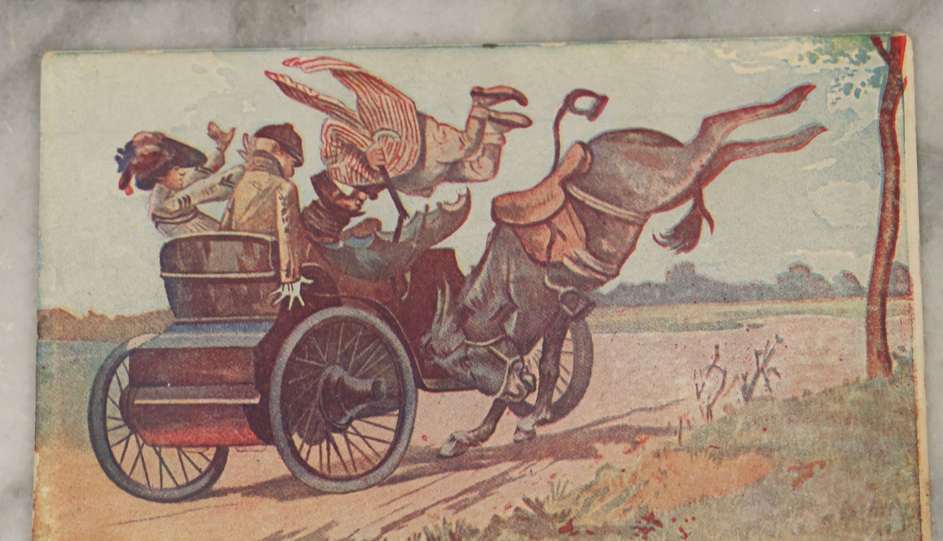 Lot 118 - Grouping Of 15 Various Antique And Vintage Postcards With Comic Subjects, Landmarks, Etc.