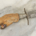 Lot 010 - Vintage Taxidermy Deer Hoof Knife, Marked Edge Brand, Solingen, Germany, No. 465