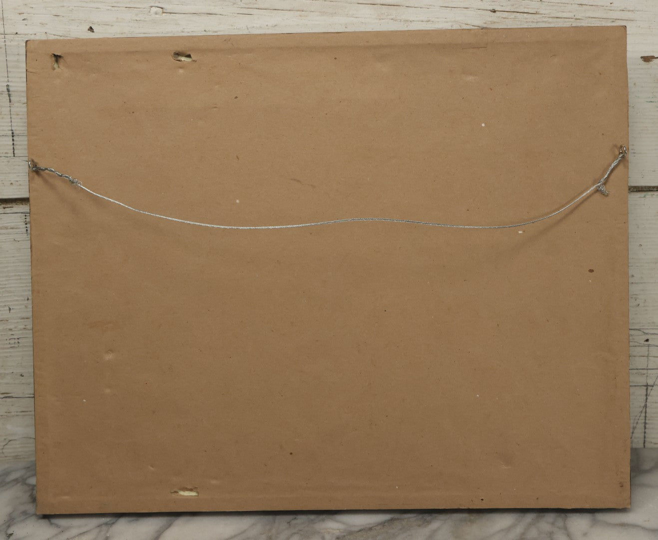 Lot 018 - Antique Chromolithograph Animal Print Depicting An Albatross And Skua, In Frame, 17" x 13-5/8"