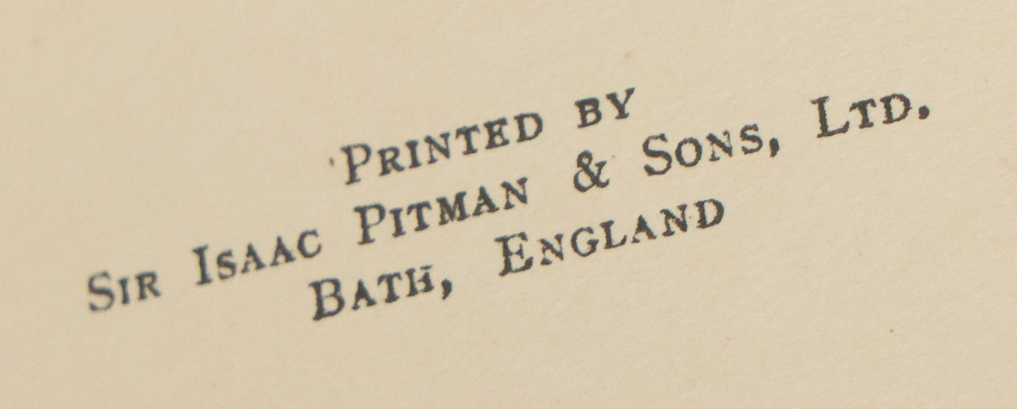 Lot 020 - "Furs & Furriery" Antique Book By Cyril J. Rosenberg, Sir Isaac Pitman & Sons, Ltd., Publishers, London, Note Poor Condition
