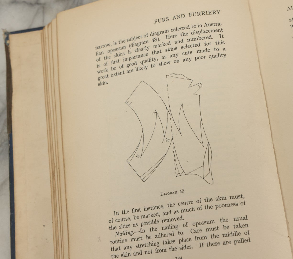 Lot 020 - "Furs & Furriery" Antique Book By Cyril J. Rosenberg, Sir Isaac Pitman & Sons, Ltd., Publishers, London, Note Poor Condition