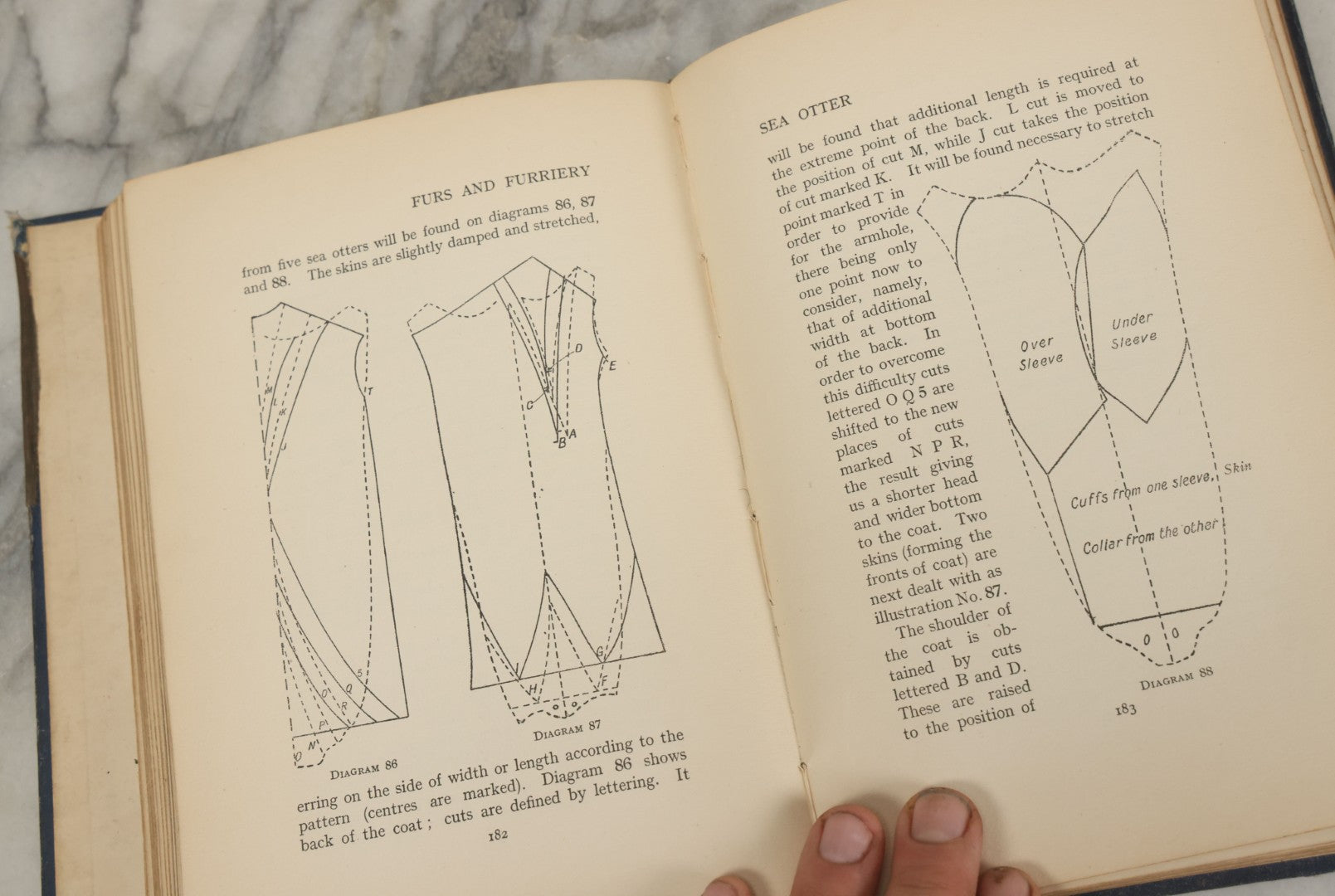 Lot 020 - "Furs & Furriery" Antique Book By Cyril J. Rosenberg, Sir Isaac Pitman & Sons, Ltd., Publishers, London, Note Poor Condition