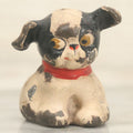 Lot 028 - Vintage Hubley Fido Spotty Dog Cast Iron Paperweight With Original Paint