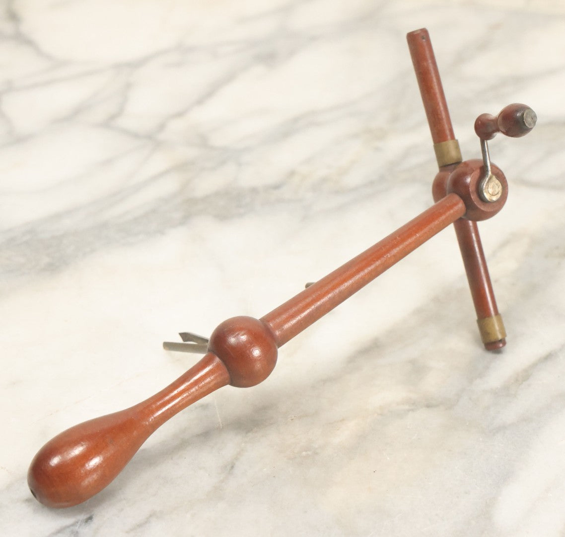 Lot 040 - Antique "Improved Winder For Tatting Shuttles" Manufactured By H.P. Jones, Davenport, Iowa, Patent No. 65576, June 1867 (Rare)