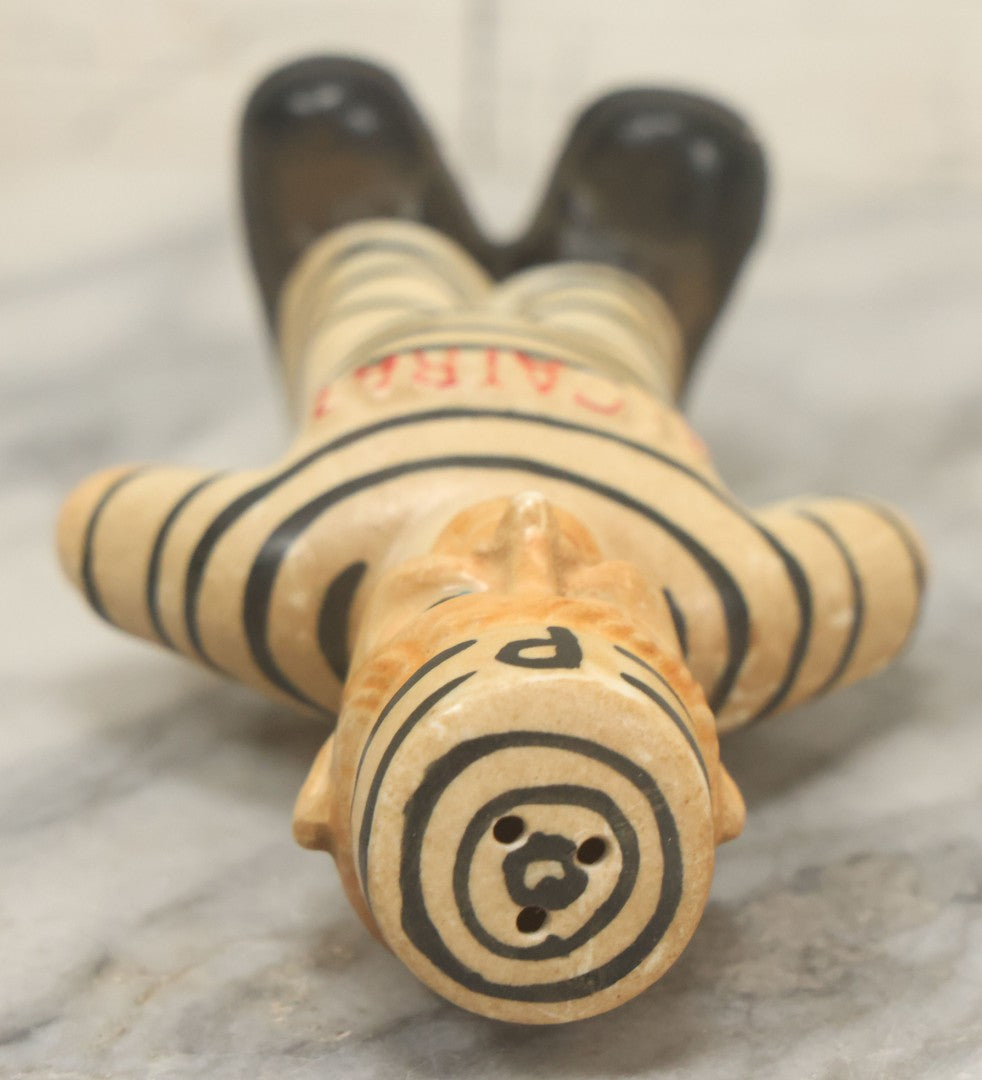 Lot 046 - Pair Of Vintage Alcatraz Prison Prisoners Salt And Pepper Shakers, Made In Japan