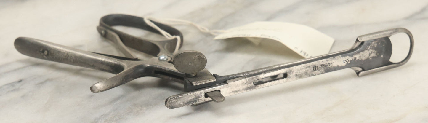 Lot 047 - Antique Tonsillotome, Tonsil Guillotine, Manufactured By H. Pfau, Berlin, Circa 1910