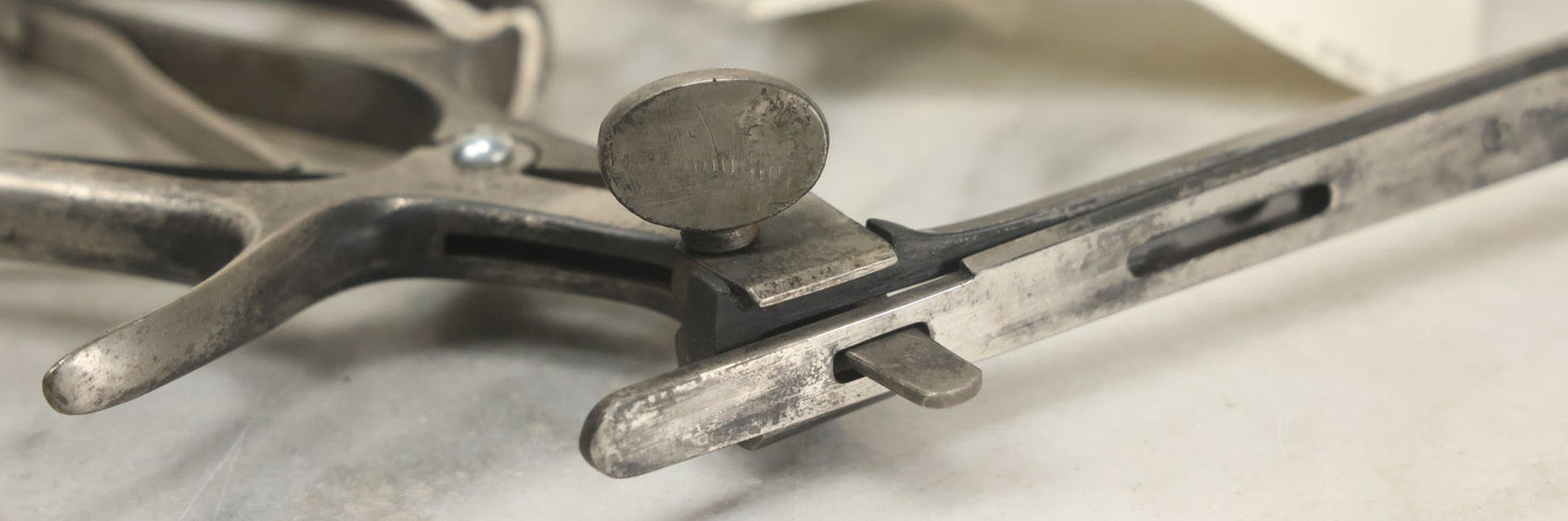 Lot 047 - Antique Tonsillotome, Tonsil Guillotine, Manufactured By H. Pfau, Berlin, Circa 1910