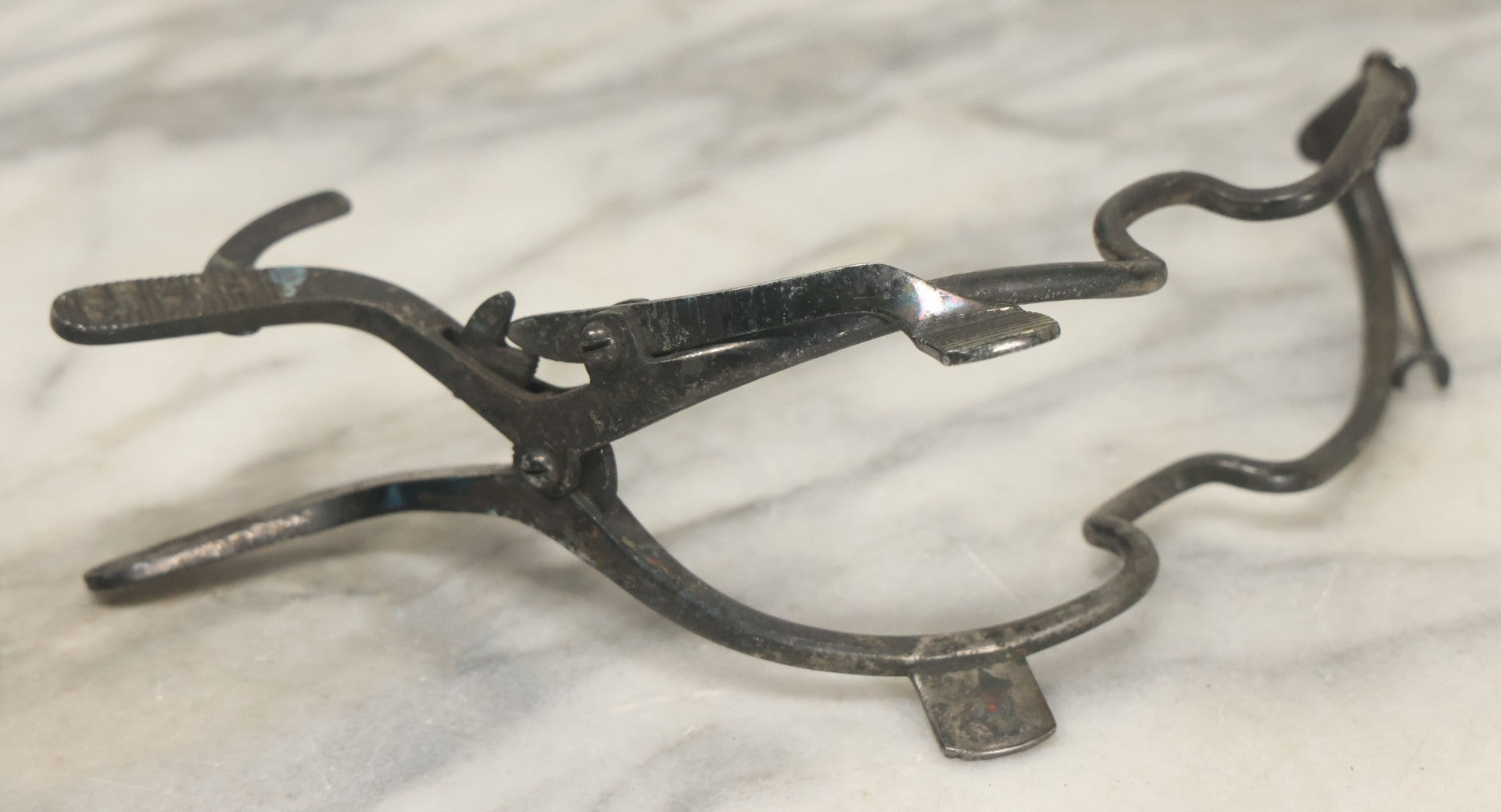 Lot 048 - Antique Dental Surgical Mouth Gag, Clamp To Hold Mouth Open, With Manufacturer's Mark, R. Whitelaw