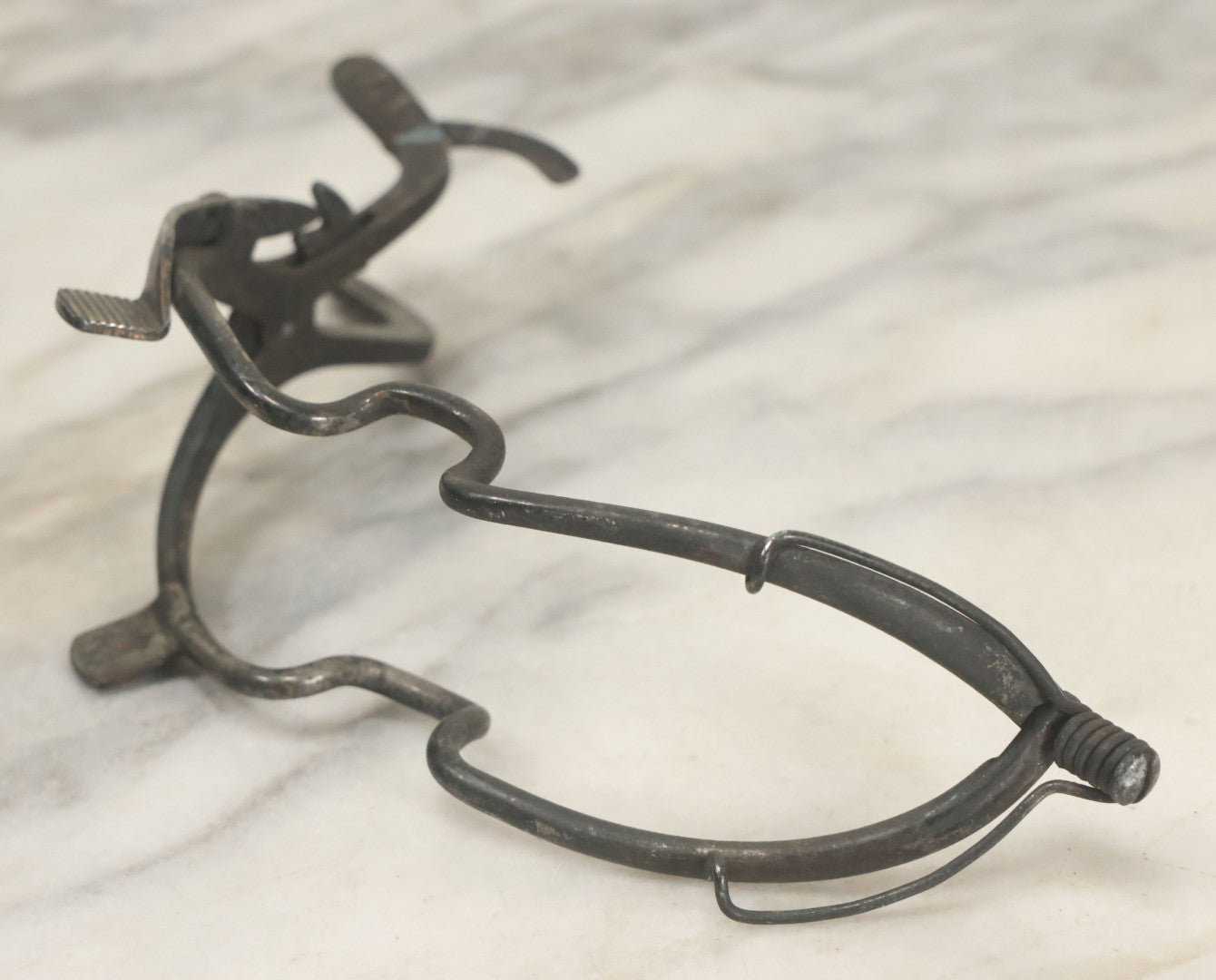 Lot 048 - Antique Dental Surgical Mouth Gag, Clamp To Hold Mouth Open, With Manufacturer's Mark, R. Whitelaw