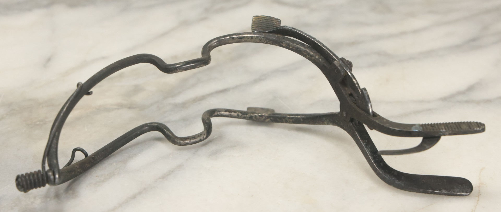 Lot 048 - Antique Dental Surgical Mouth Gag, Clamp To Hold Mouth Open, With Manufacturer's Mark, R. Whitelaw