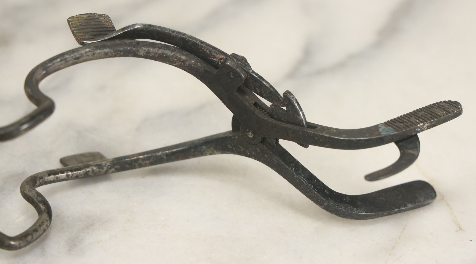 Lot 048 - Antique Dental Surgical Mouth Gag, Clamp To Hold Mouth Open, With Manufacturer's Mark, R. Whitelaw