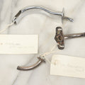 Lot 049 - Grouping Of Three Vintage Tracheotomy Medical Devices, With Paper Identification Tags