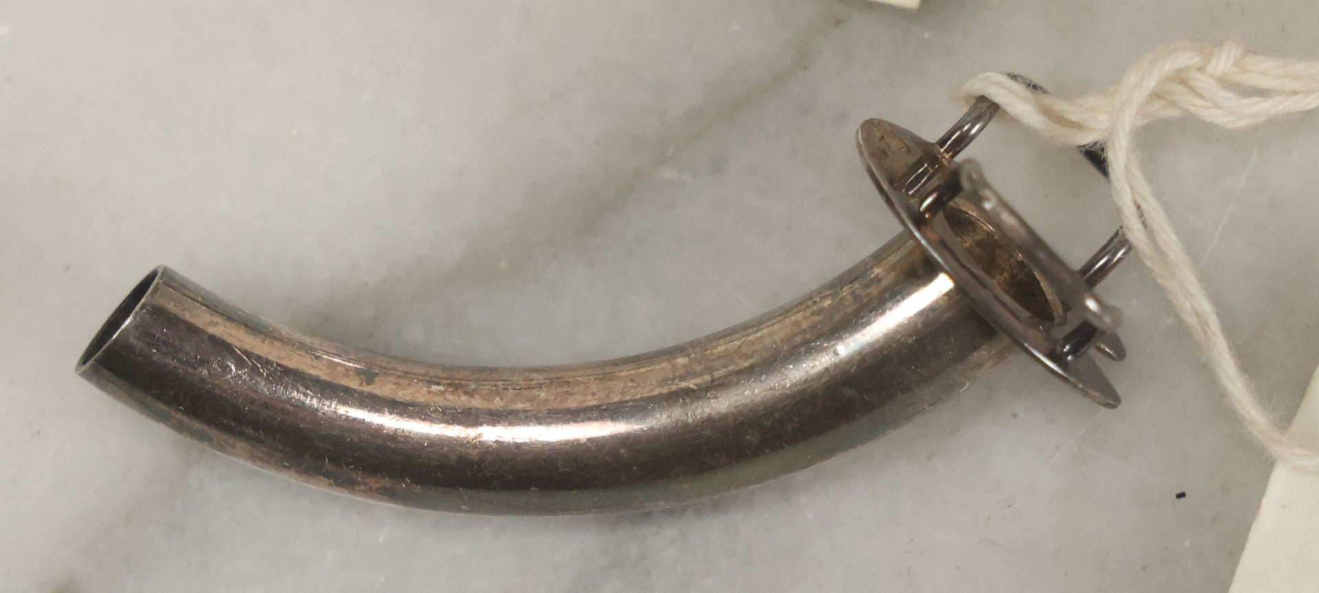 Lot 049 - Grouping Of Three Vintage Tracheotomy Medical Devices, With Paper Identification Tags